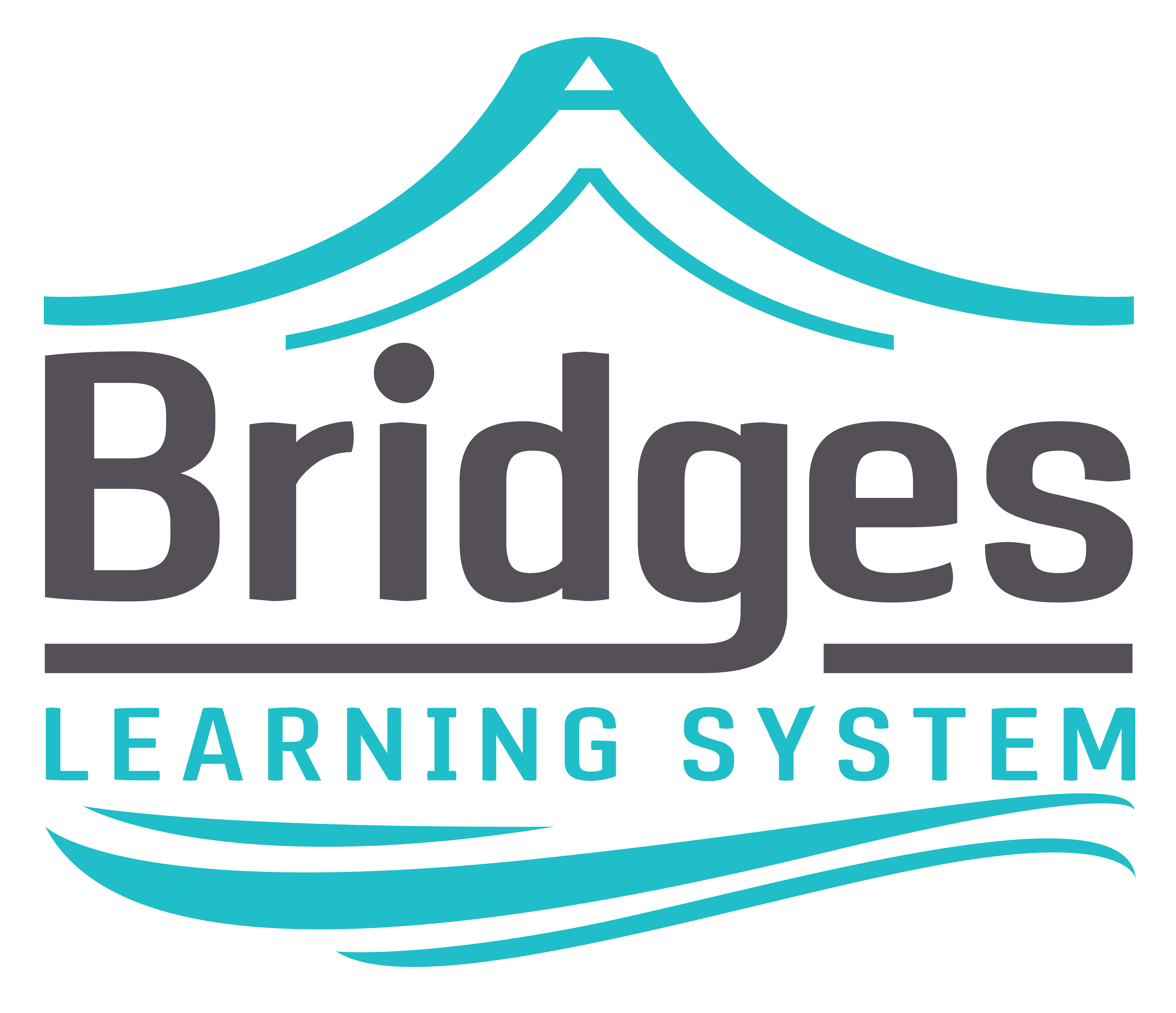 The Bridges Learning System logo with an arched bridge over the text